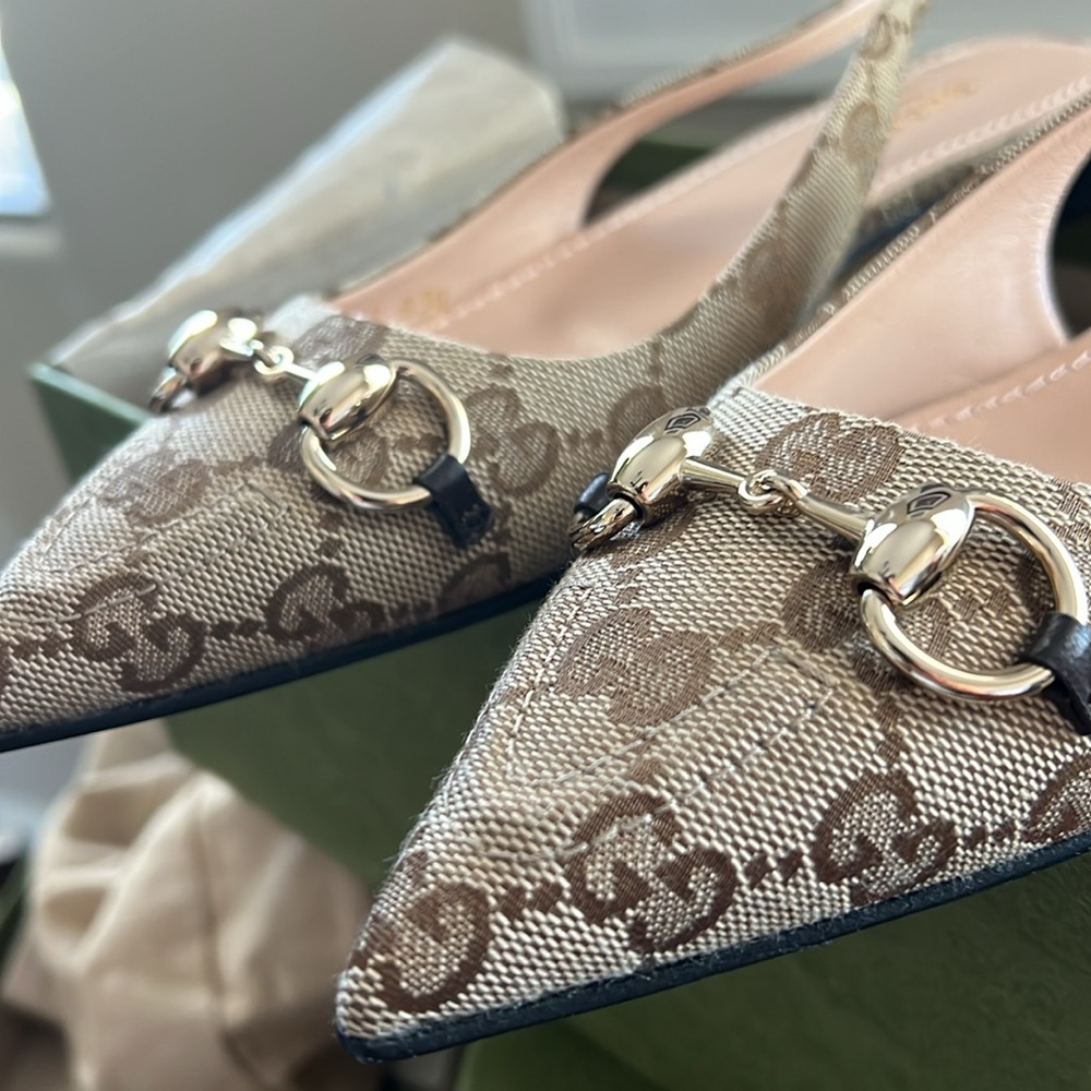 Gucci horsebit GG canvas - Picture 2 of 4
